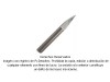 Grabador cónico 1/8" Acero medio carbono, punta de 0.2 mm